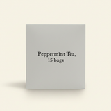 Holland & Barrett peppermint tea 15 bags, UK version