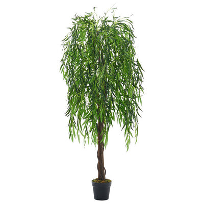 Livingandhome Artificial Willow Tree 180cm Decorative Plant