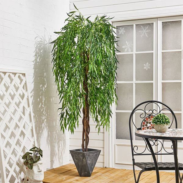 Livingandhome artificial willow tree 180cm, UK version