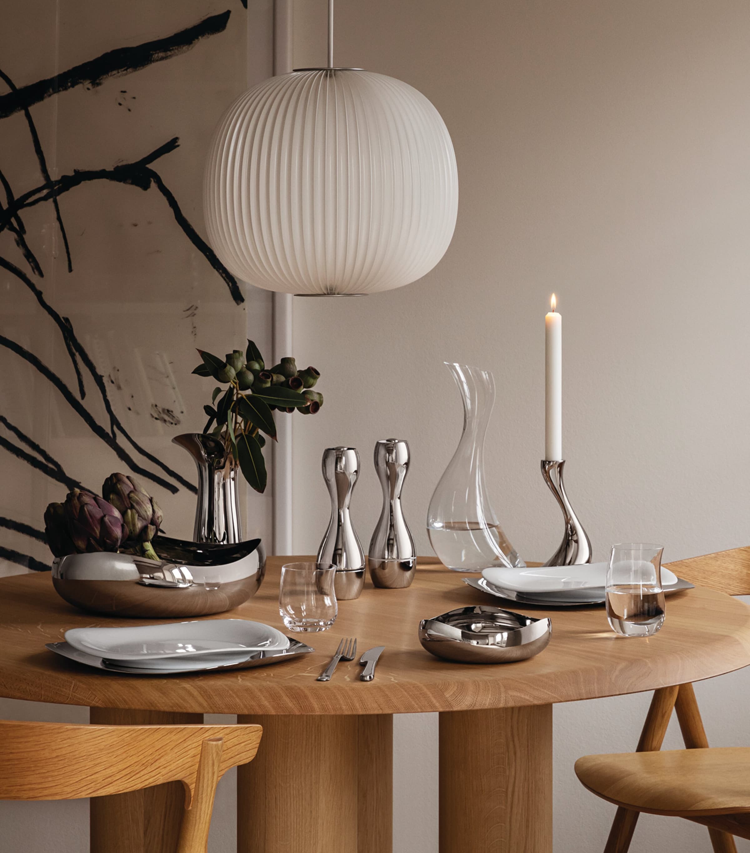 Georg Jensen Cobra salt and pepper grinders - British product