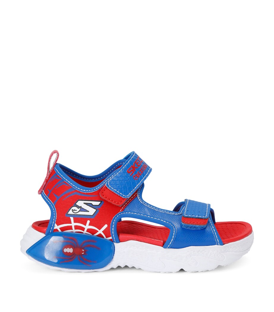 Children's Machine-Washable Sandals with Velcro Fastening and Cushioned Footbed