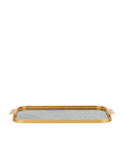 Kaymet Marble Ribbed Tray (48cm)