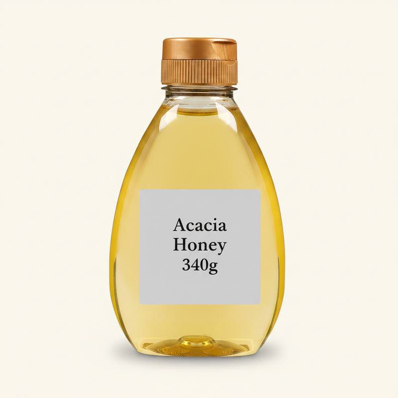 Holland Barrett Acacia honey jar 340g, UK version