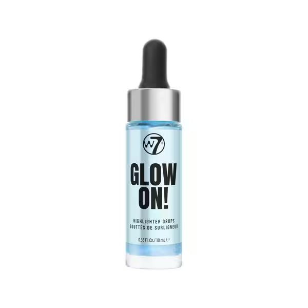 W7 Glow On highlighter drops Clear-Cut 10ml (British brand)