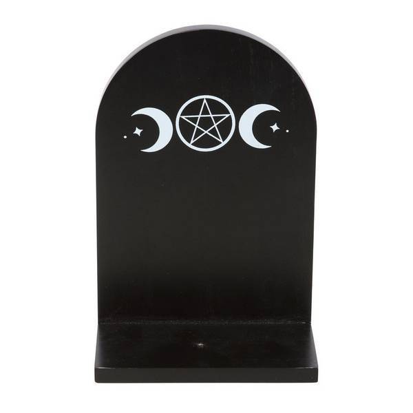 Something Different Incense Holder Shelf Triple Moon 18.5cm (British brand)