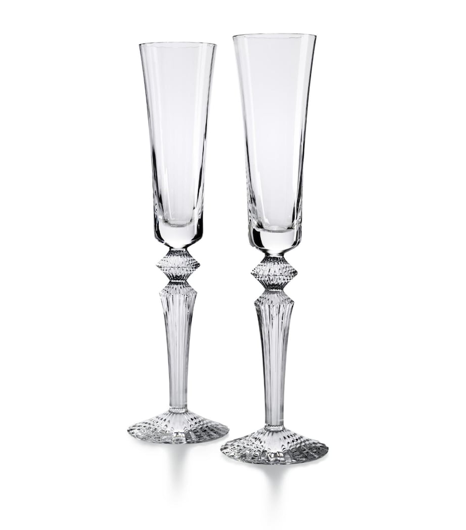 Baccarat Set of 2 Mille Nuits Flutissimo Champagne Glasses (170ml)