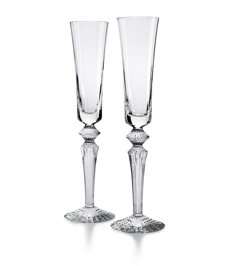 Baccarat Set of 2 Mille Nuits Flutissimo Champagne Glasses (170ml)