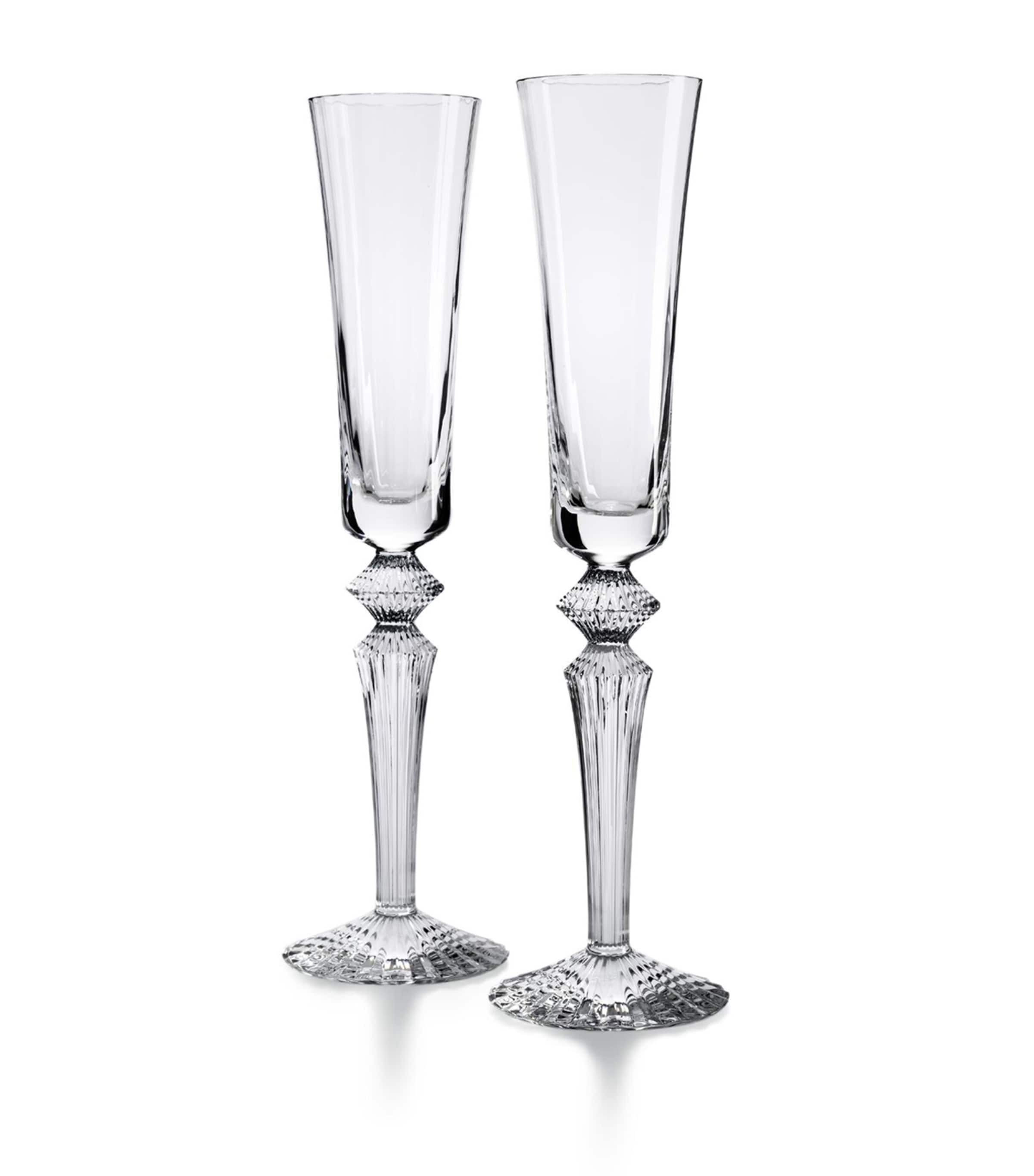 Baccarat Set of 2 Mille Nuits Flutissimo Champagne Glasses (170ml)