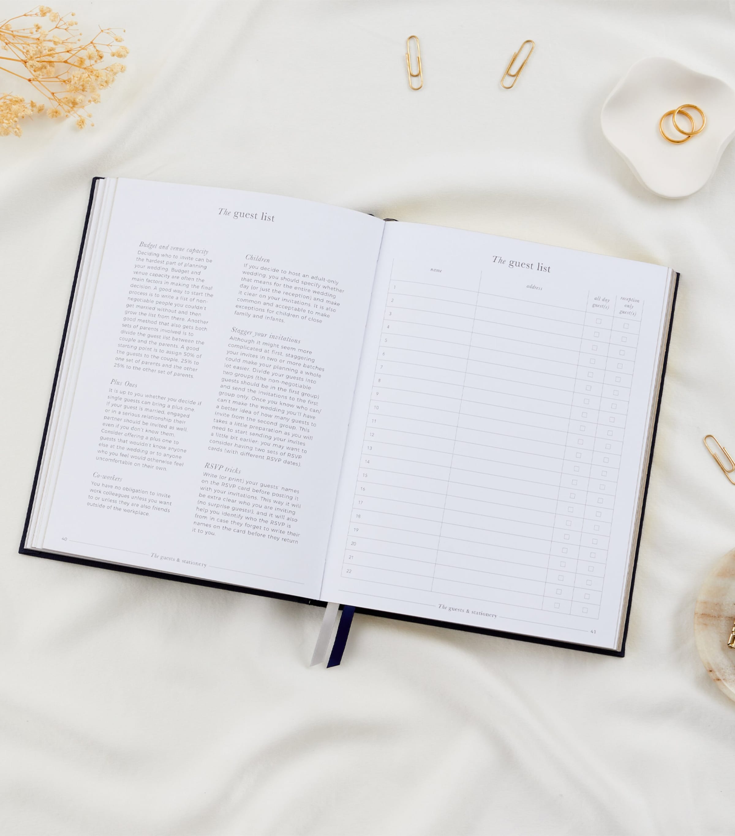 Blush and Gold My Wedding Planner Journal