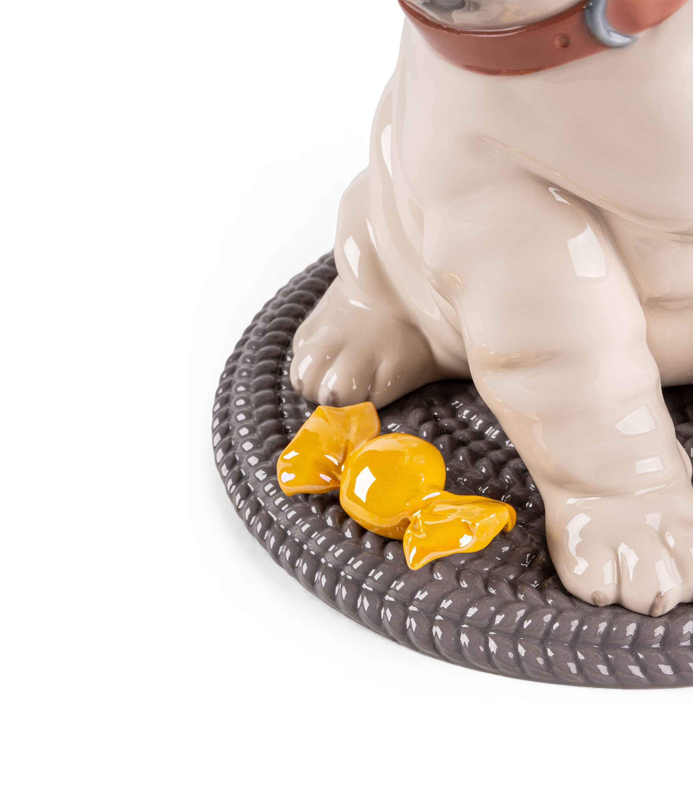 Lladró porcelain puppy pug sculpture, UK version