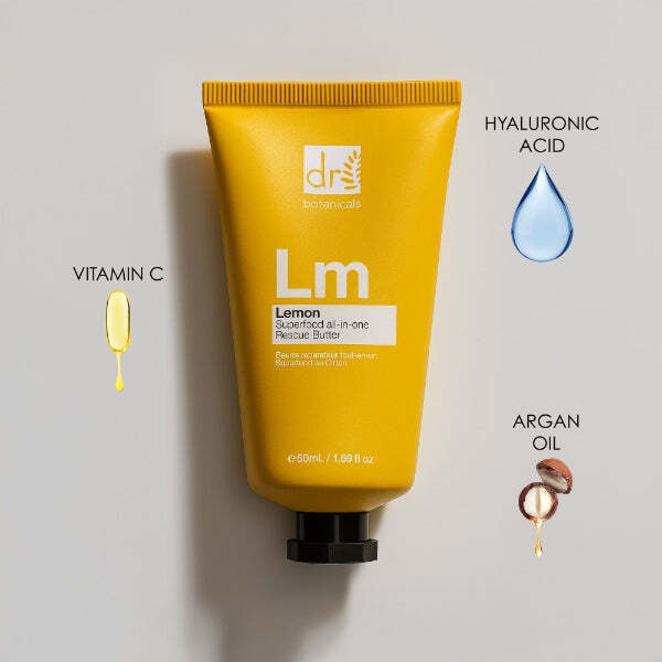 Dr Botanicals Lemon Superfood All-In-One Butter 50ml - British product