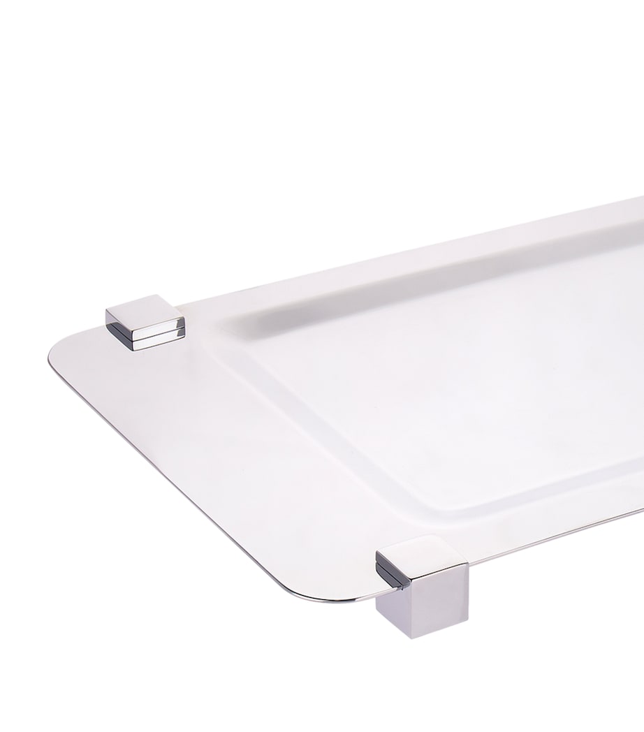 Zodiac square chrome tray (British brand)