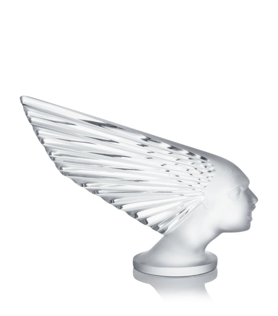 Lalique Mascot Victoire crystal sculpture, UK version