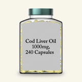 Holland & Barrett Pure Cod Liver Oil 240 Capsules, UK version