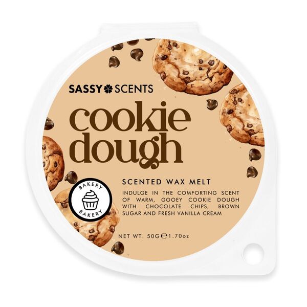 Sassy Scents Cookie Dough Wax Melt 50g (British brand)