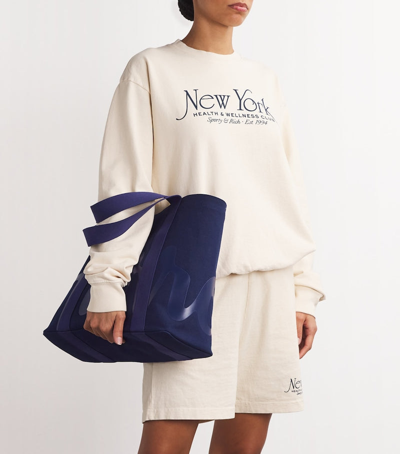 Harrods Medium Cotton Logo Tote Bag