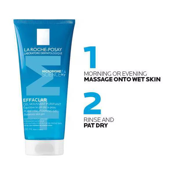 La Roche-Posay Effaclar Anti-Blemish 3-Step Kit Set (British brand)