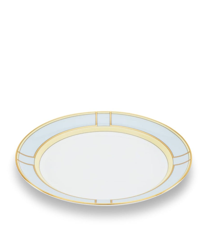 GINORI 1735 porcelain Celeste side plate 24cm, UK version