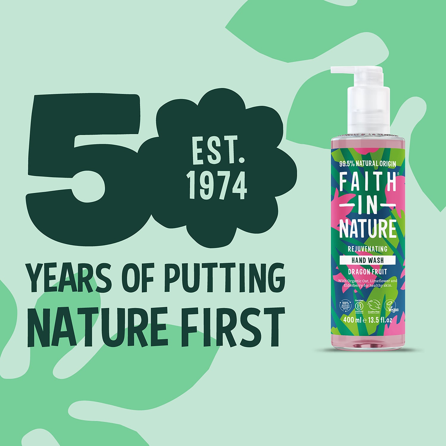 Faith in Nature Dragon Fruit Hand Wash 5 Litre