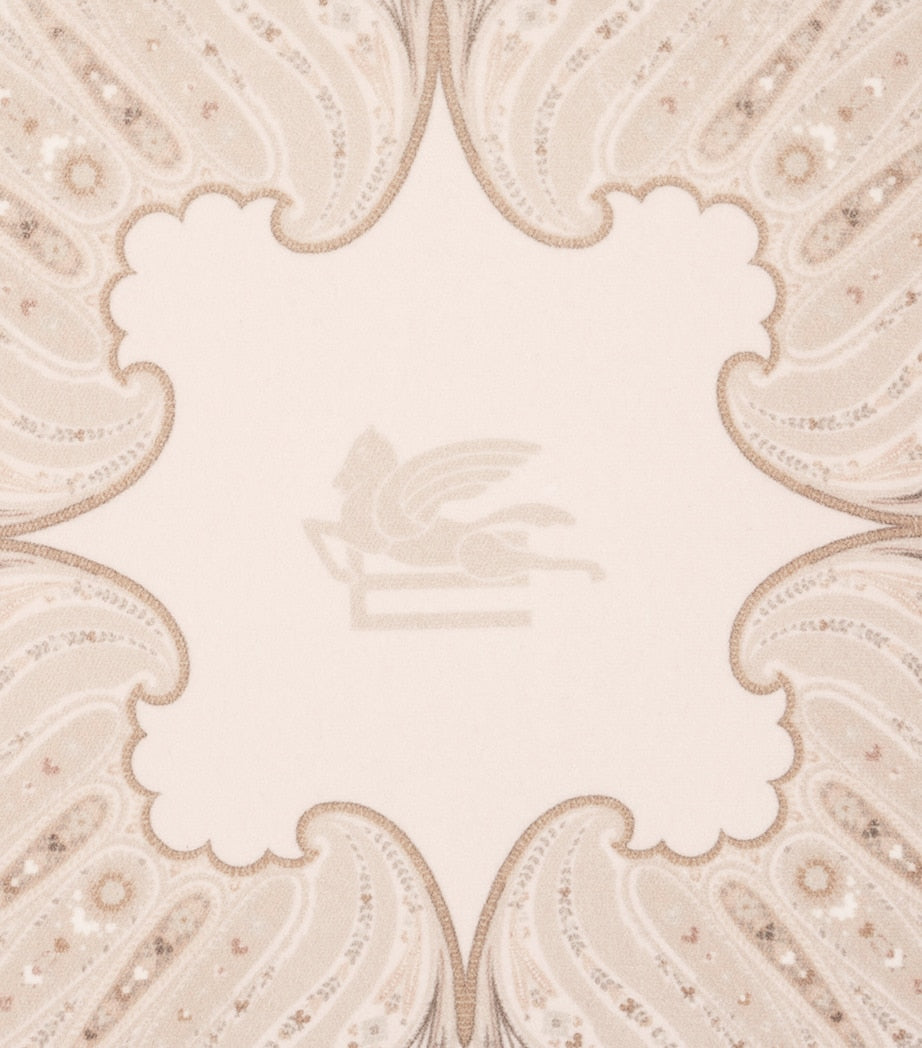 Etro cotton velvet Kiri cushion 45cm x 45cm - British product
