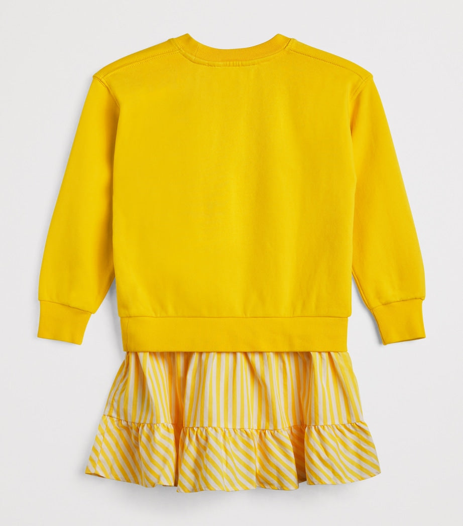 Ralph Lauren kids cotton stripe polo pony dress 2-7 years, imported from the UK