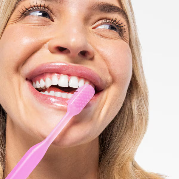 Hismile strawberry flavoured toothpaste tube for oral care, UK version