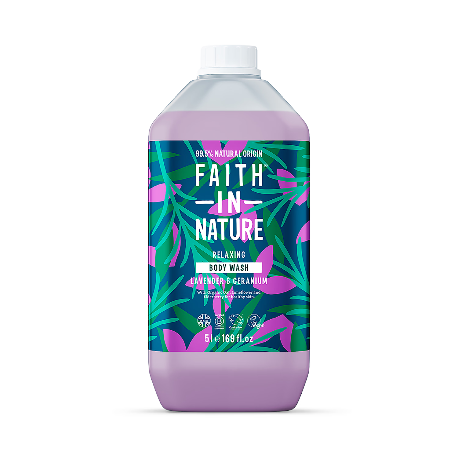 Lavender and Geranium Body Wash with Oat Extracts 400ml