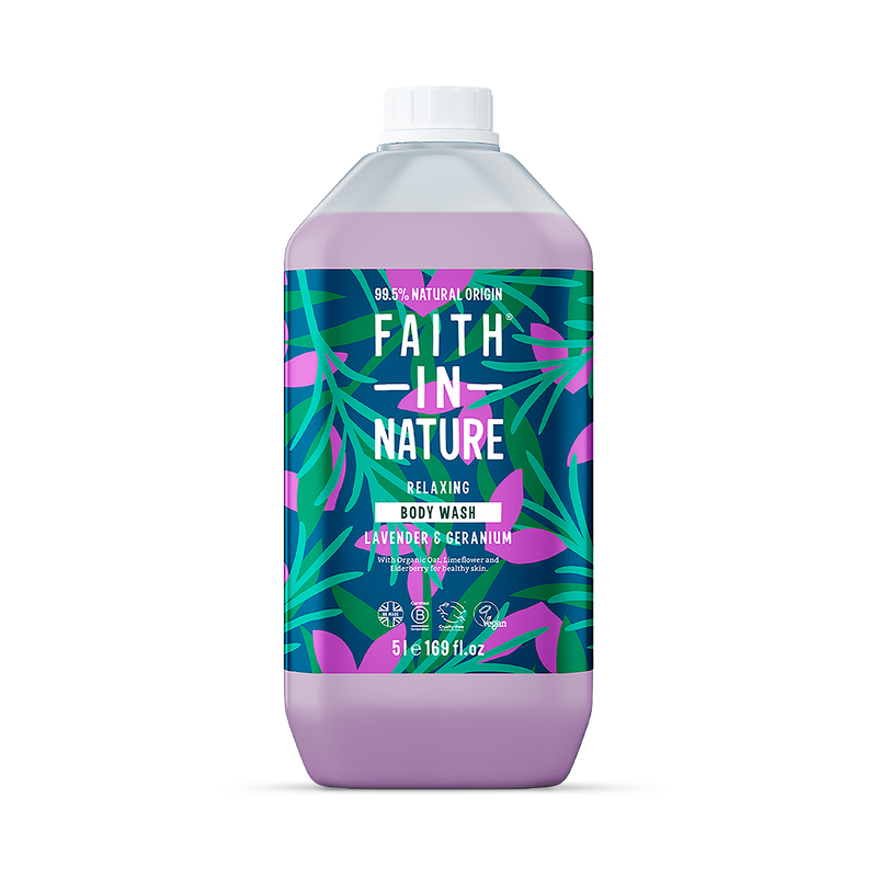 Lavender and Geranium Body Wash with Oat Extracts 400ml