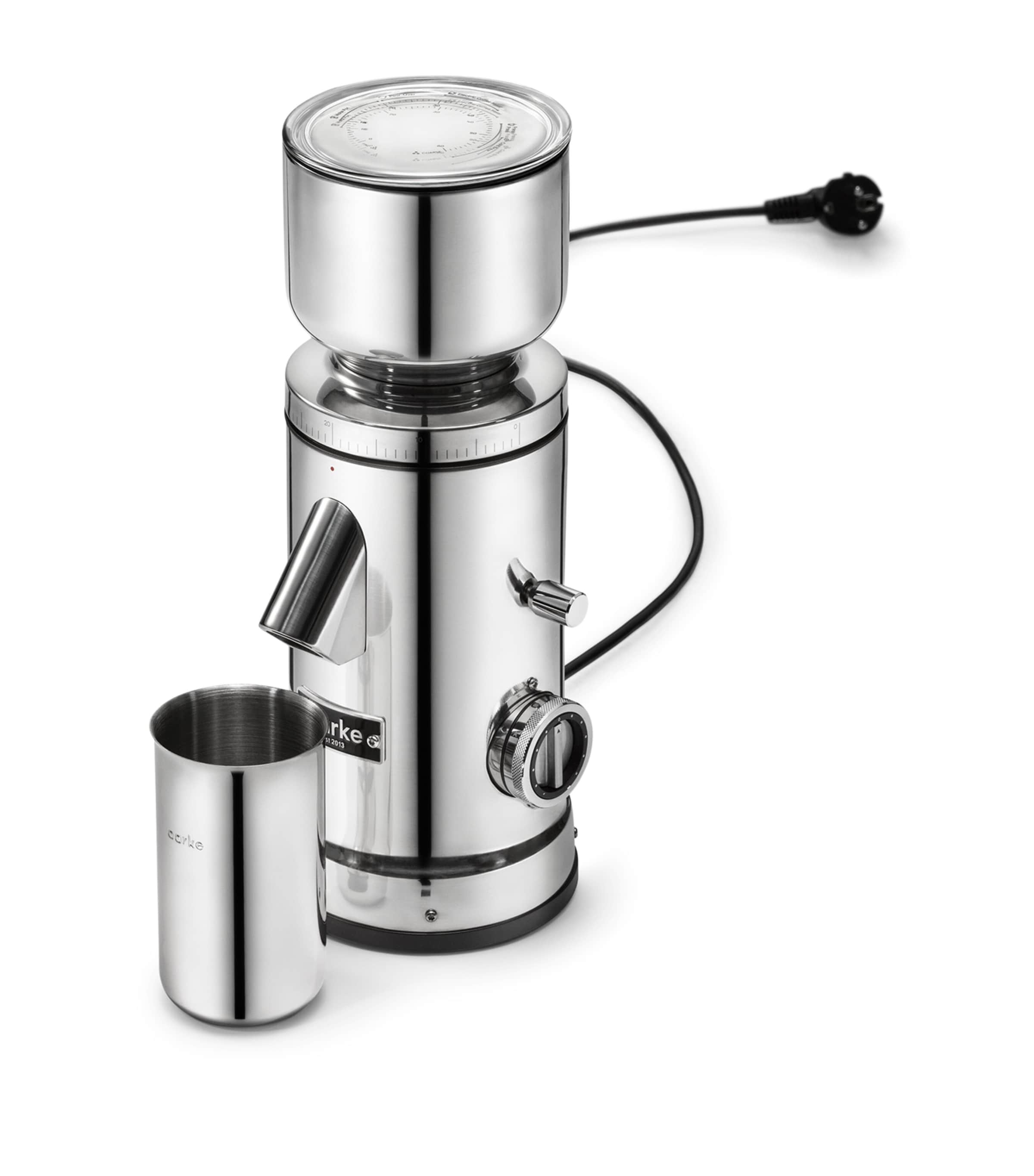 Aarke Stainless Steel Flat Burr Coffee Grinder - British product