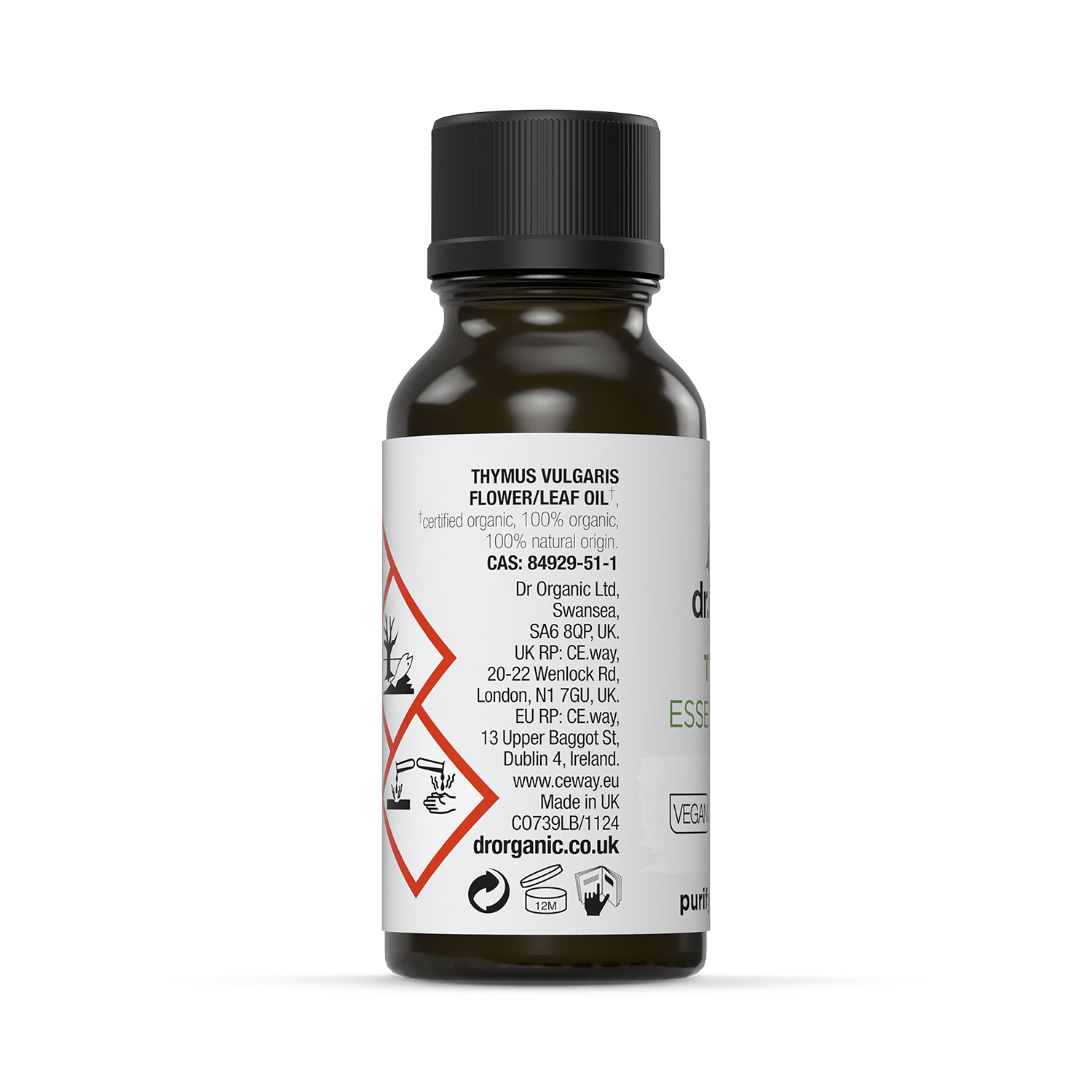 Dr Organic Thyme Pure Essential Oil 10ml