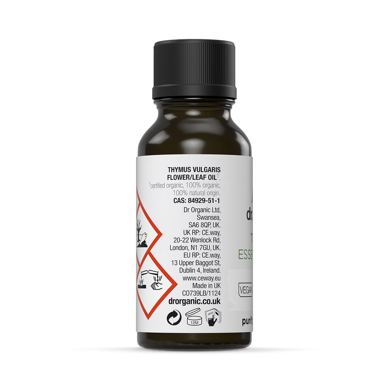 Dr Organic Thyme Pure Essential Oil 10ml