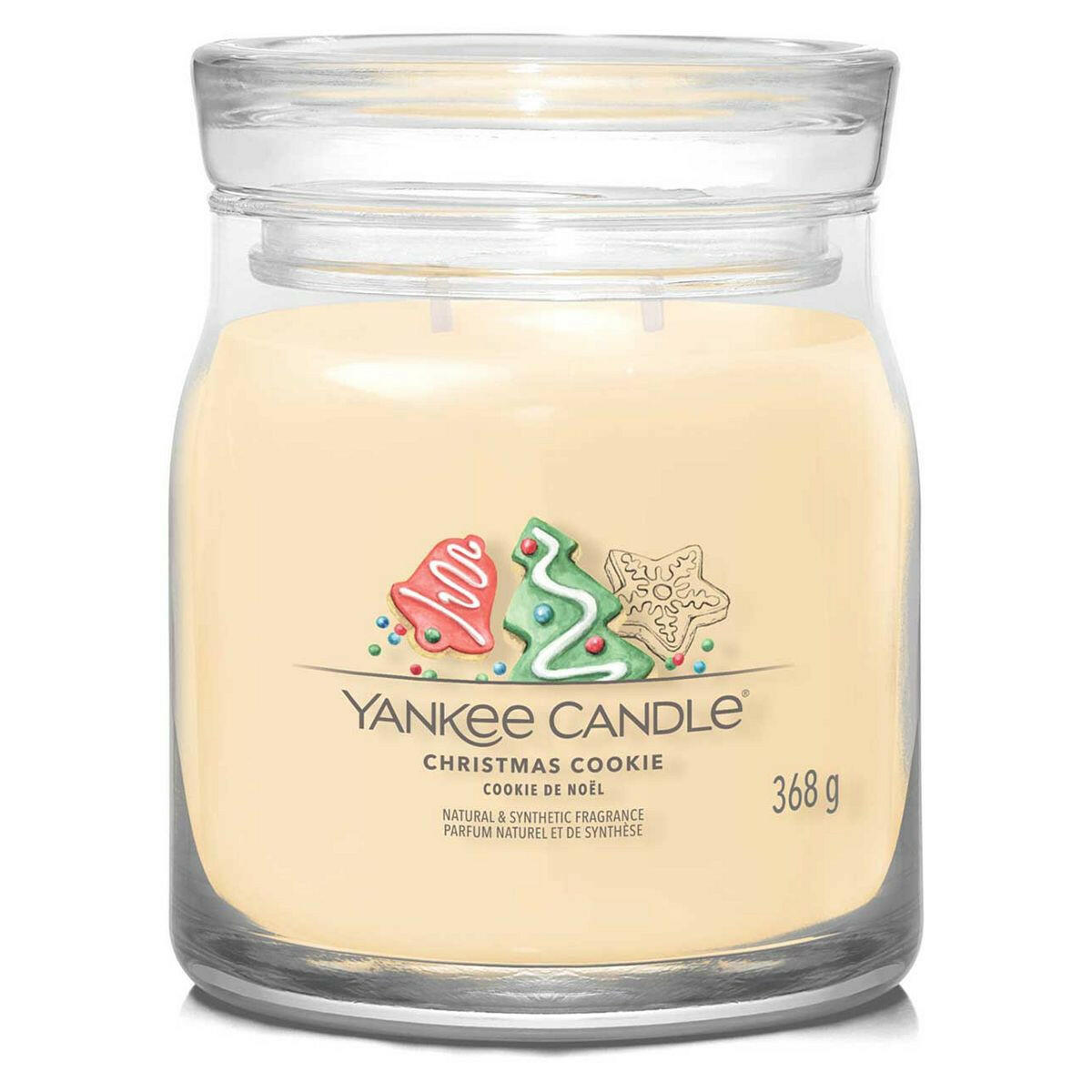 Yankee Candle Signature Medium Jar Scented Candle - Christmas Cookie - 368g GOODS Boots   
