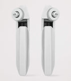 Givenchy large structural huggie earrings, UK version