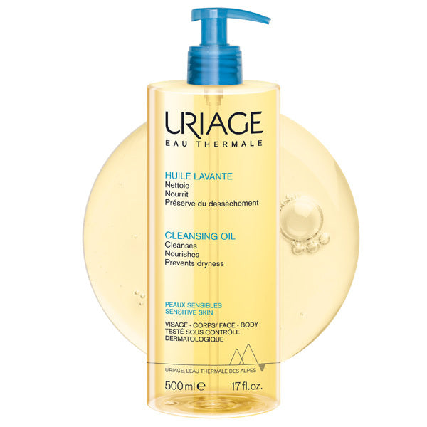 Uriage Hydrating Cleansing Oil Bottle 500ml (British brand)