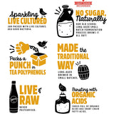 Remedy Kombucha Ginger Lemon 4 x 330ml - McGrocer