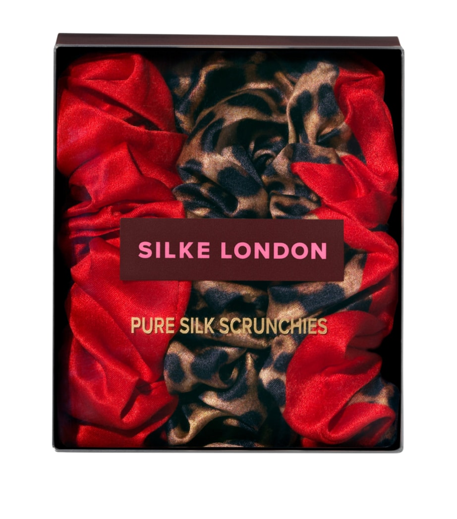 SILKE Mulberry Silk Hair Scrunchies (Set of 3)