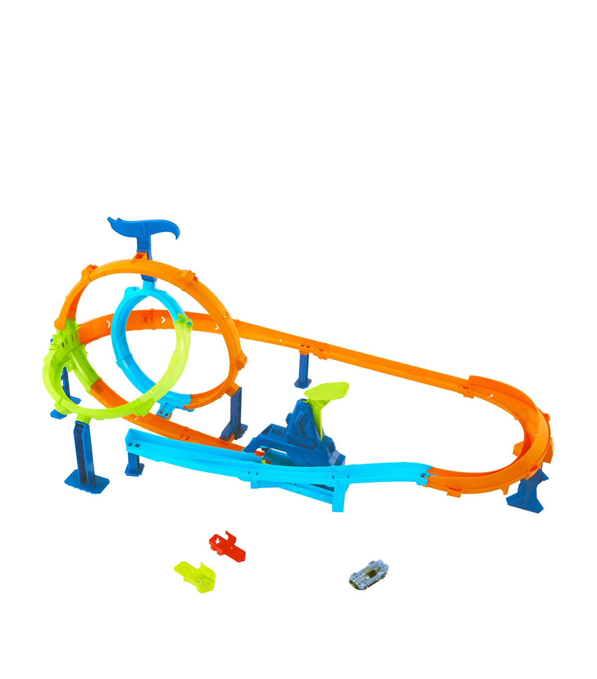 Hot Wheels Hot Wheels Stunt Tracks Rapid Launch Cyclone Set