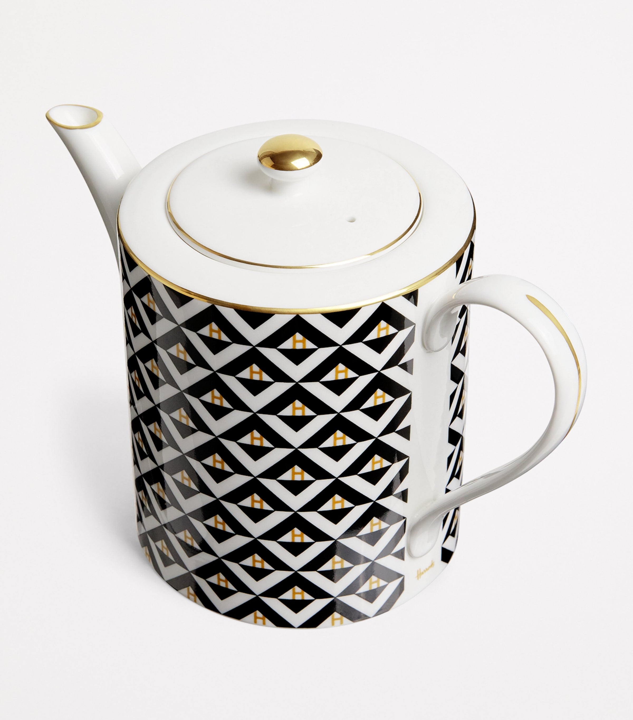 Harrods geometric teapot 994ml, UK version