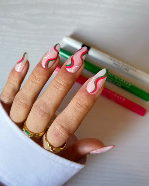 Nails.INC pink mani marker pen 3ml, imported from the UK