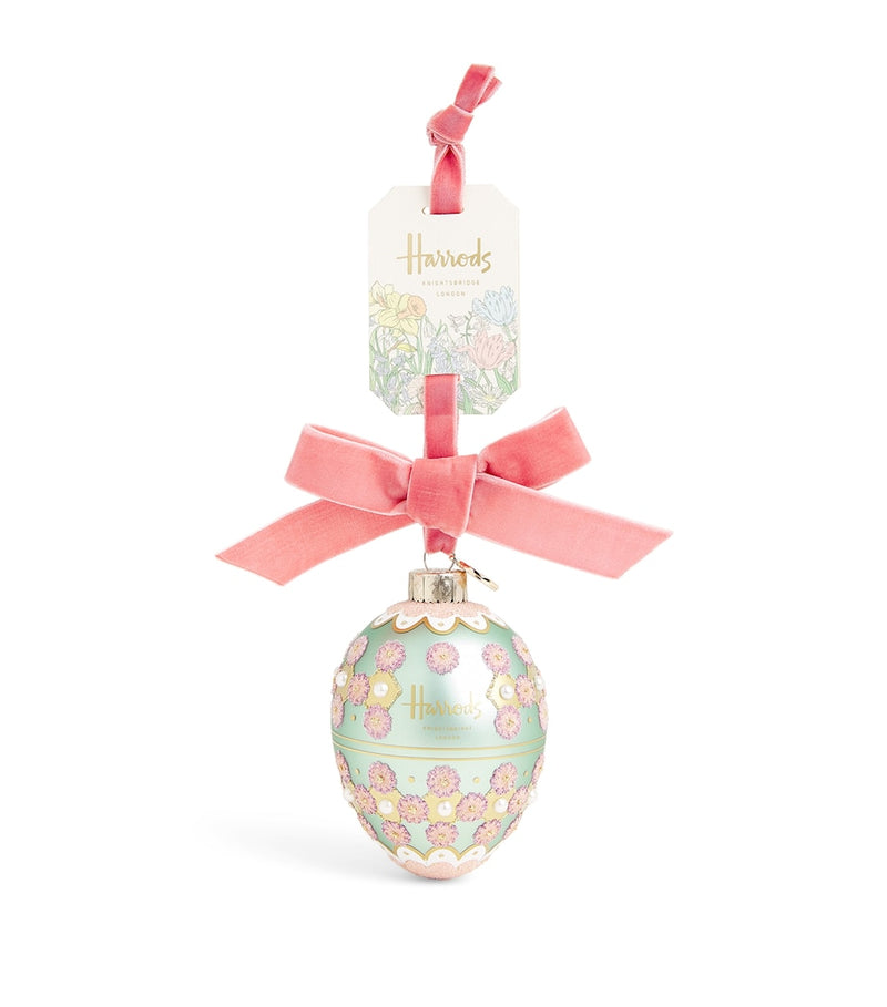 Harrods glass Easter egg decoration, UK version