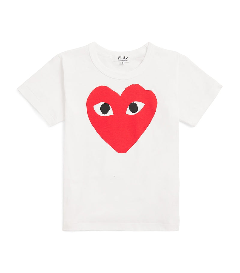 Comme Des Garçons Cotton Heart Logo T-Shirt (2-6 Years)