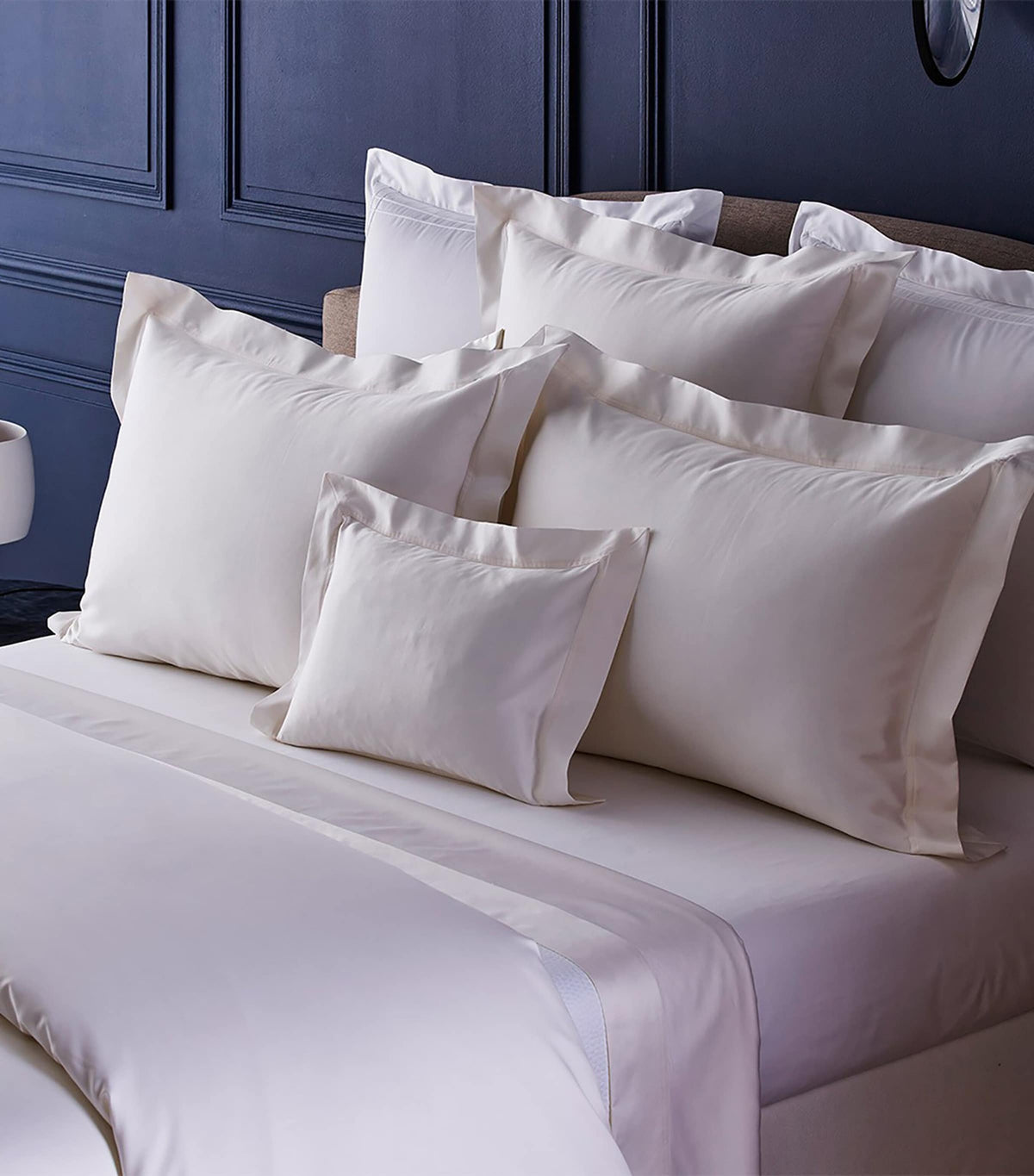 Yves Delorme Couture Egyptian Cotton Prodige Oxford pillowcase 50cm x 70cm (British brand)