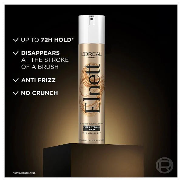 L'Oreal Paris hairspray extra strong hold 200ml, UK version