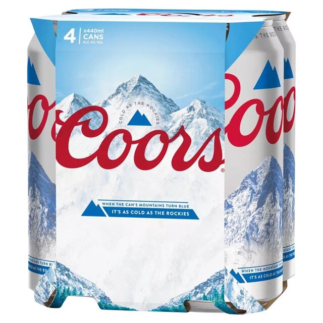 Coors   4 x 440ml - McGrocer