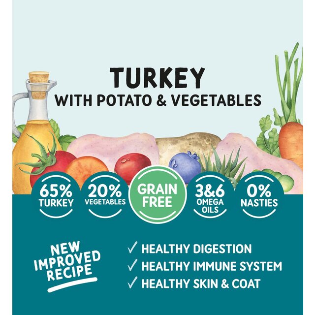 Naturo Grain Free Turkey with Potato & Vegetables   400g - McGrocer