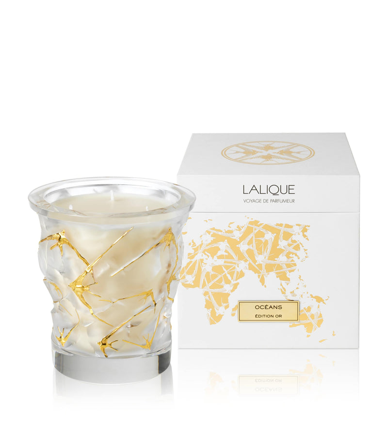 Lalique Oceans scented candle Gold Edition 750g, UK version