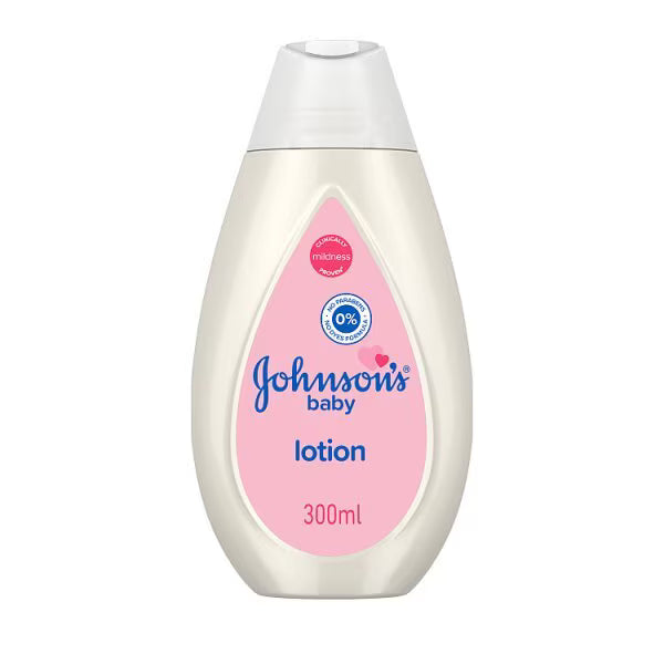 Johnson's Baby Lotion Coconut Oil 300ml bottle, UK version.