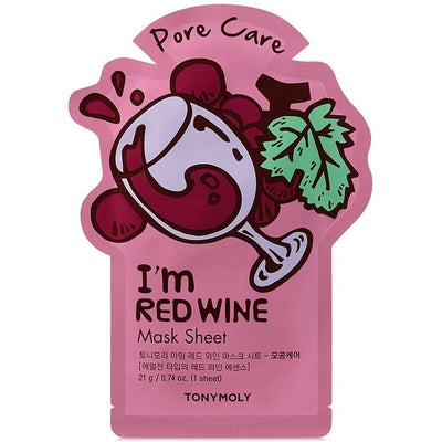 Tonymoly I'm Red Wine Pore Care Sheet Mask 21g