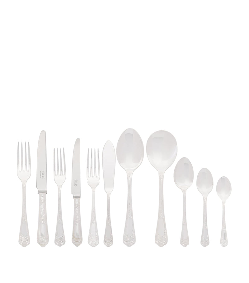 Carrs Silver La Regence Silver Plated 84-Piece Set