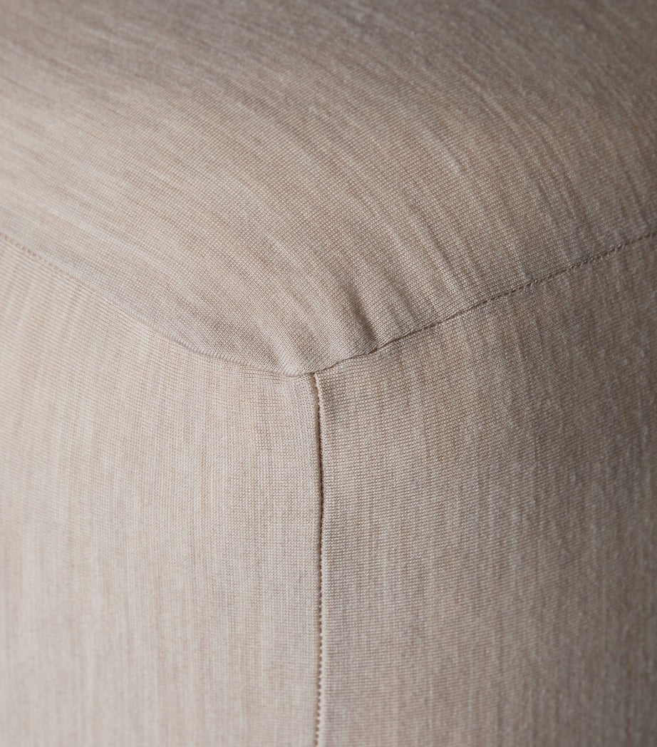 SHLEEP Merino Jersey Super King Fitted Sheet (180cm x 200cm) (British brand)